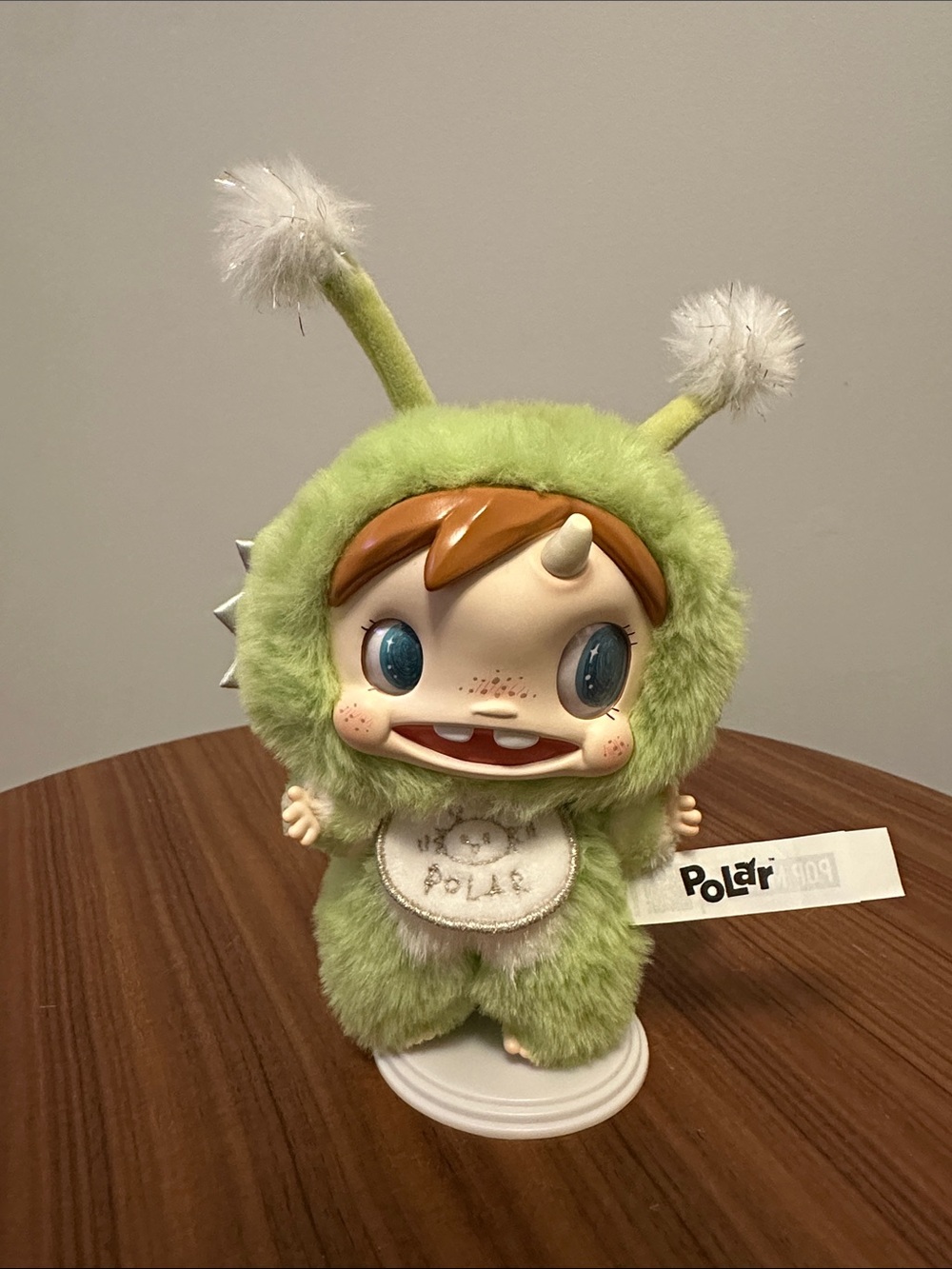 Popmart Polar Baby Green Fuzzy Monster Kids Plush Pendant